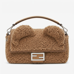 Fendi Baguette Regular Teddy – Curly Shearling