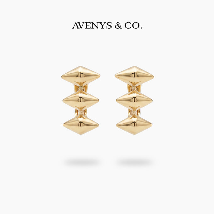 Timeless Eternal Earrings – on Yellow Gold