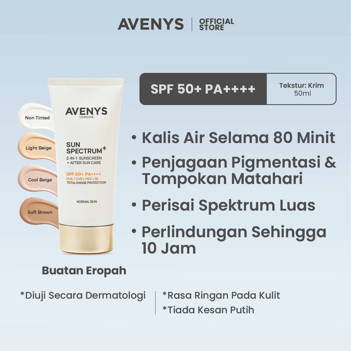 AVENYS Sun Spectrum+ (Dry/ Sensitive Skin)