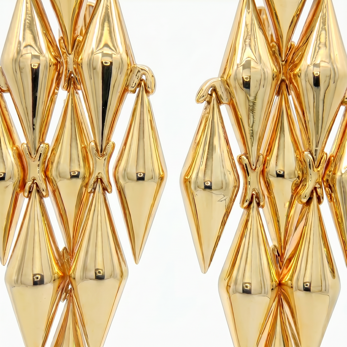 Timeless Drop Earrings – on Yellow Gold