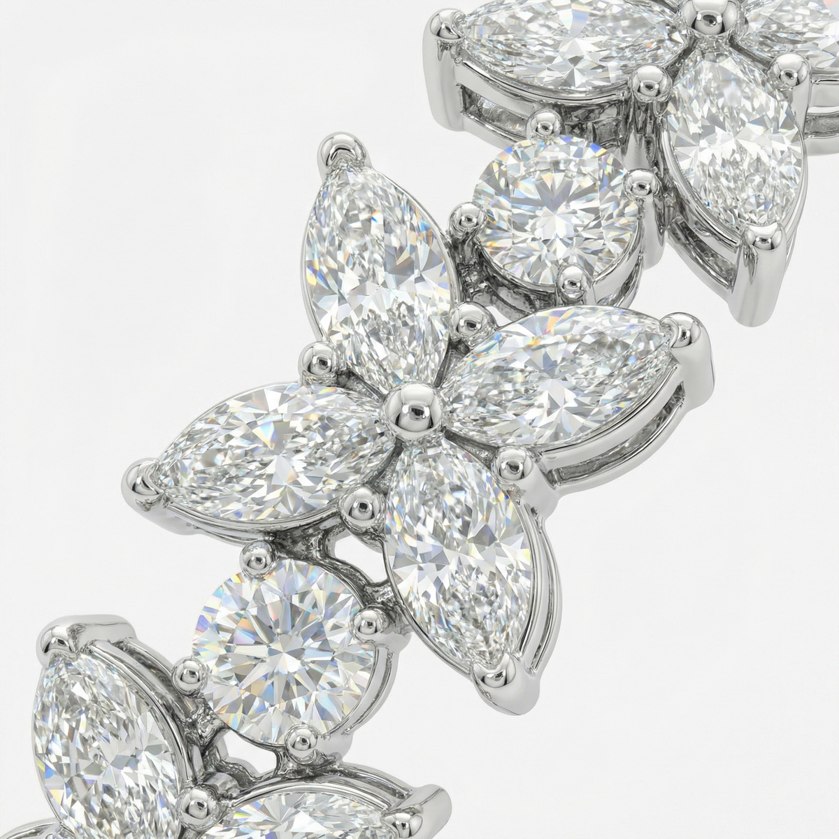 Star Marquis Halo Bracelet