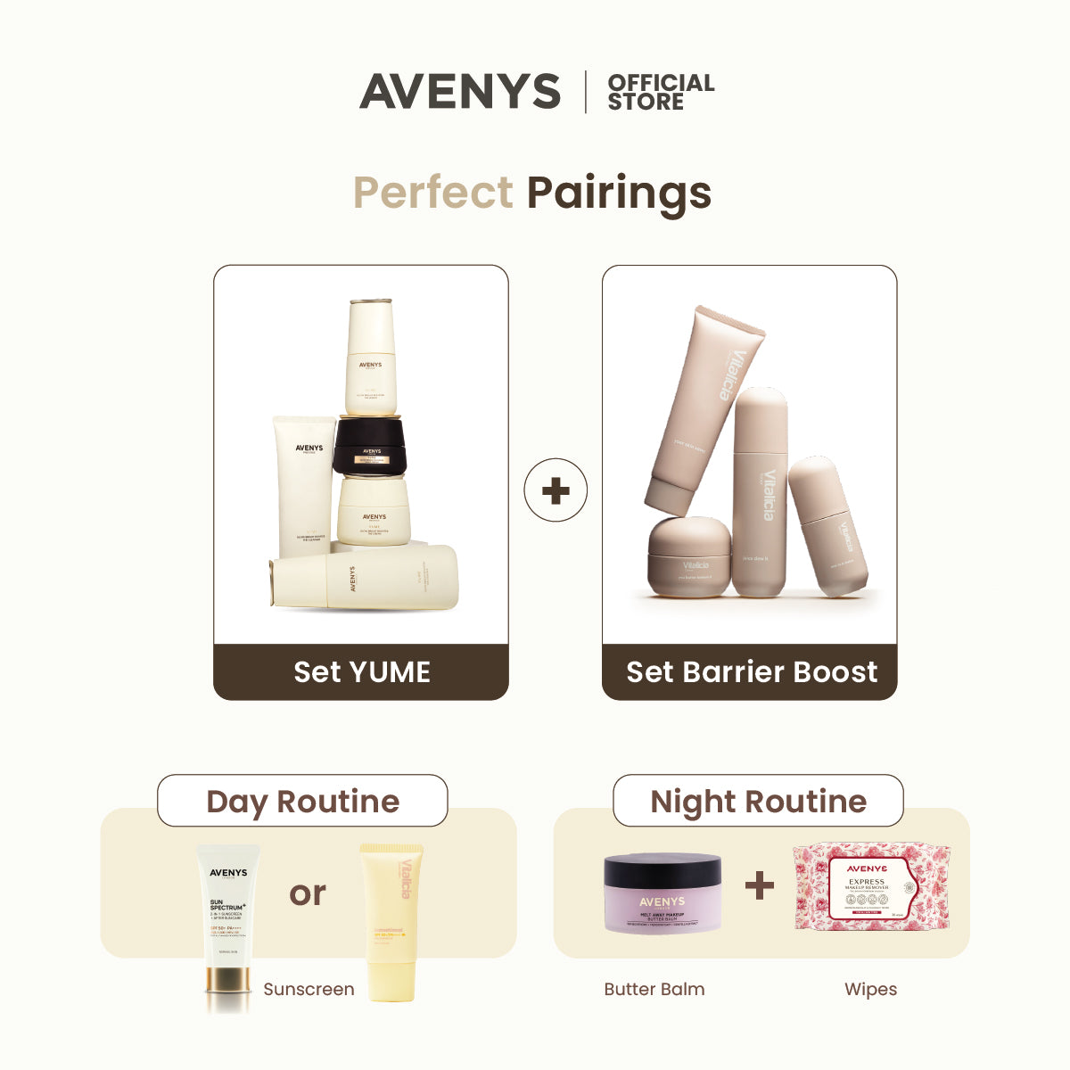 AVENYS Express Makeup Remover Wipes