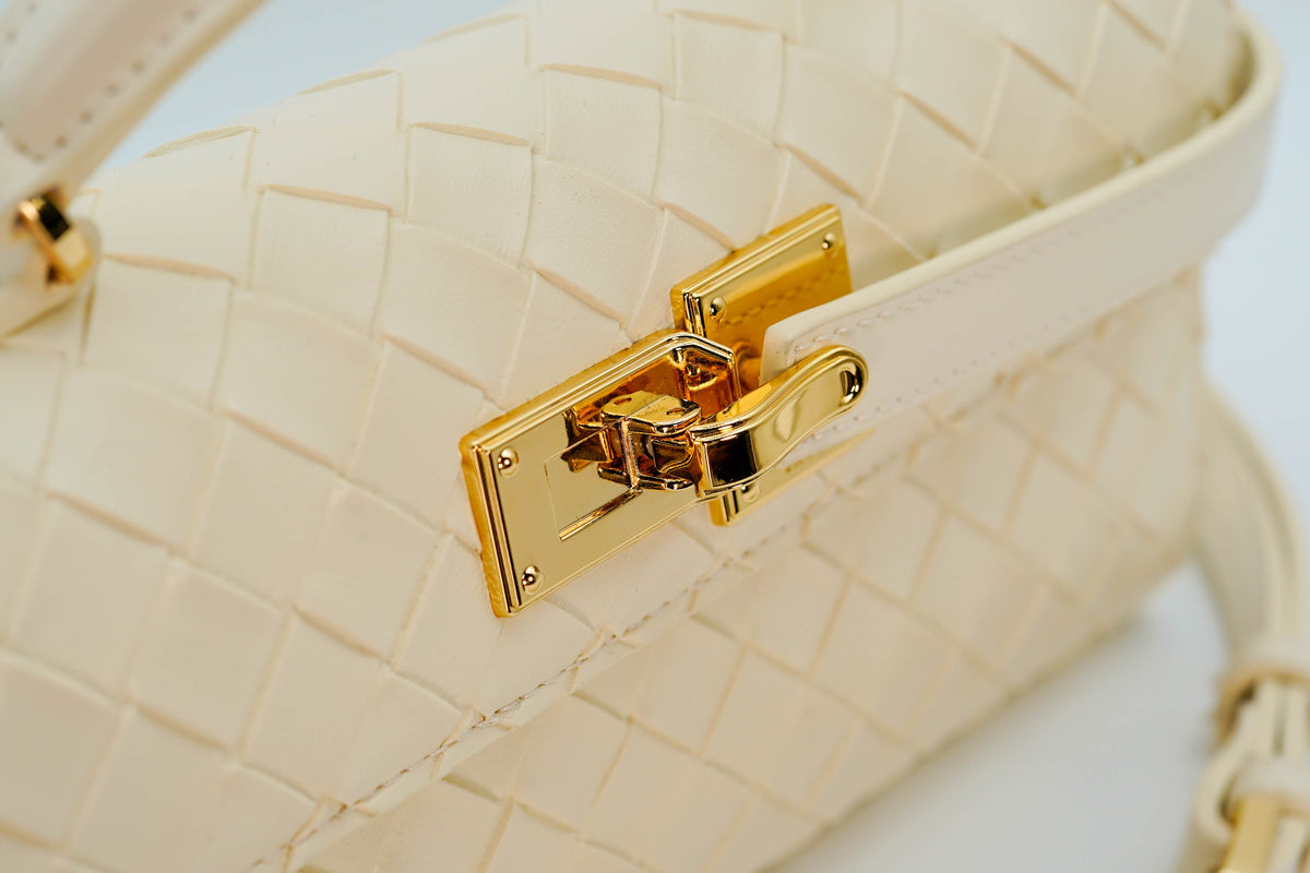 JW PEI Thea Weave Top Handle Bag