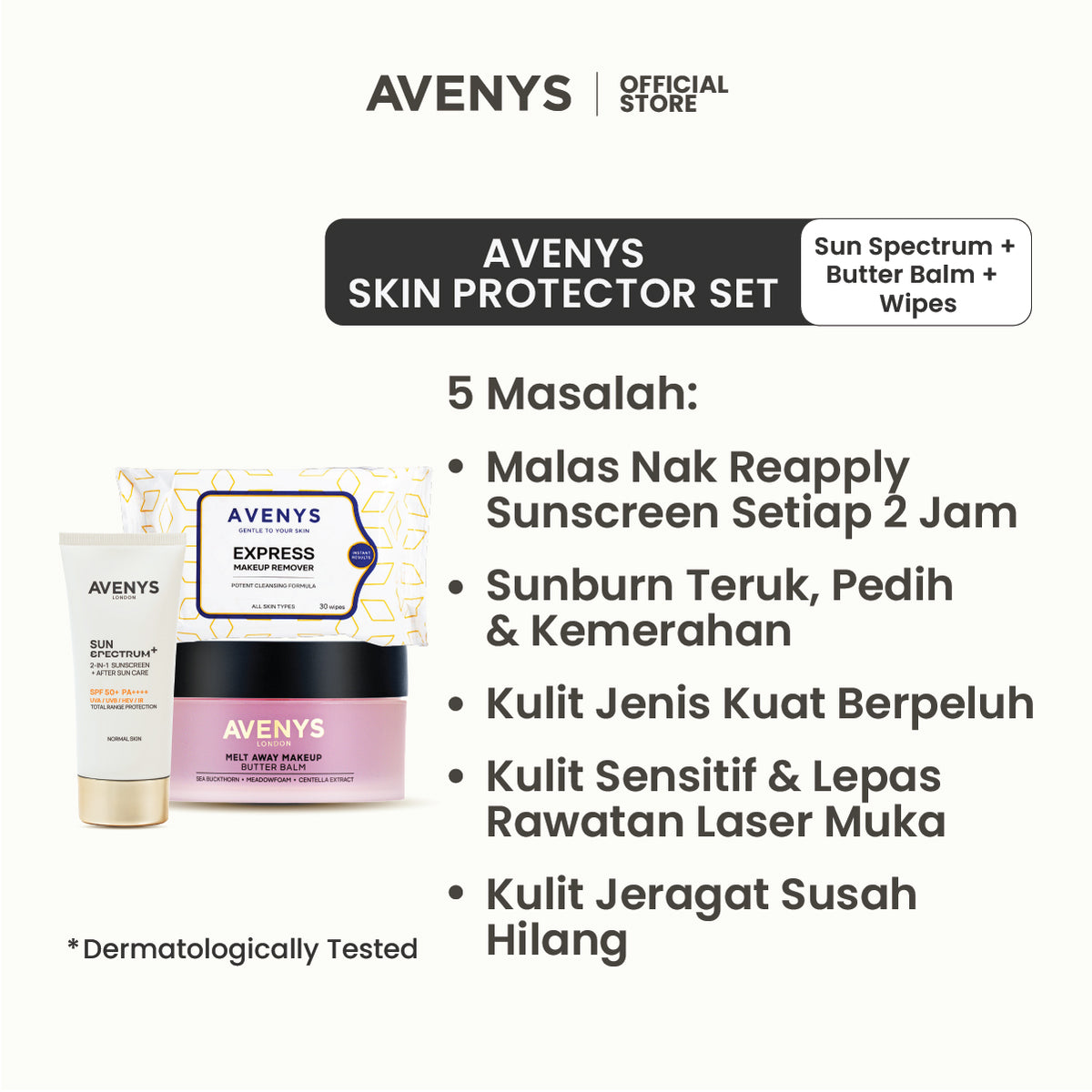 AVENYS SKIN PROTECTOR SET