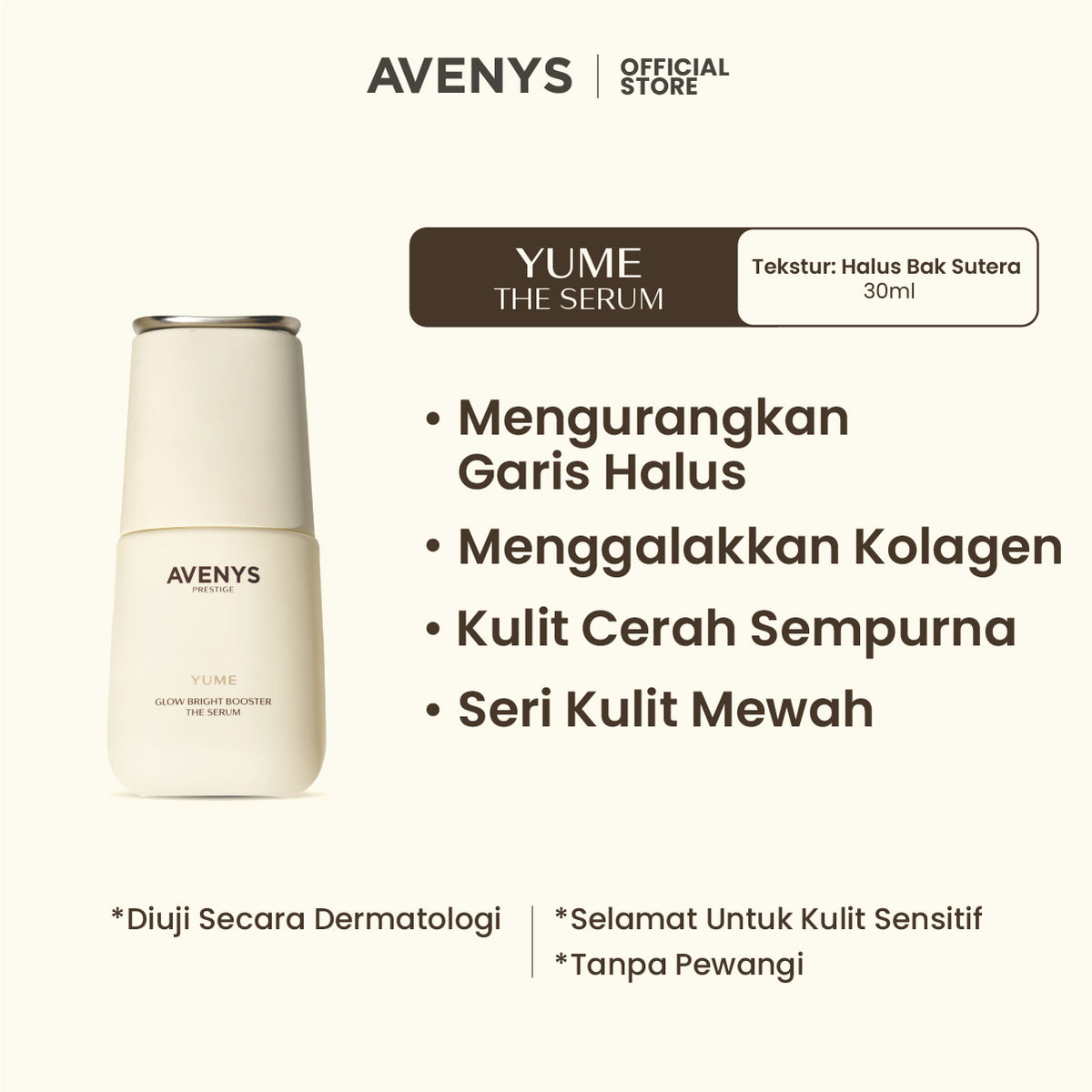 AVENYS Prestige YUME Glow Bright Booster The Serum