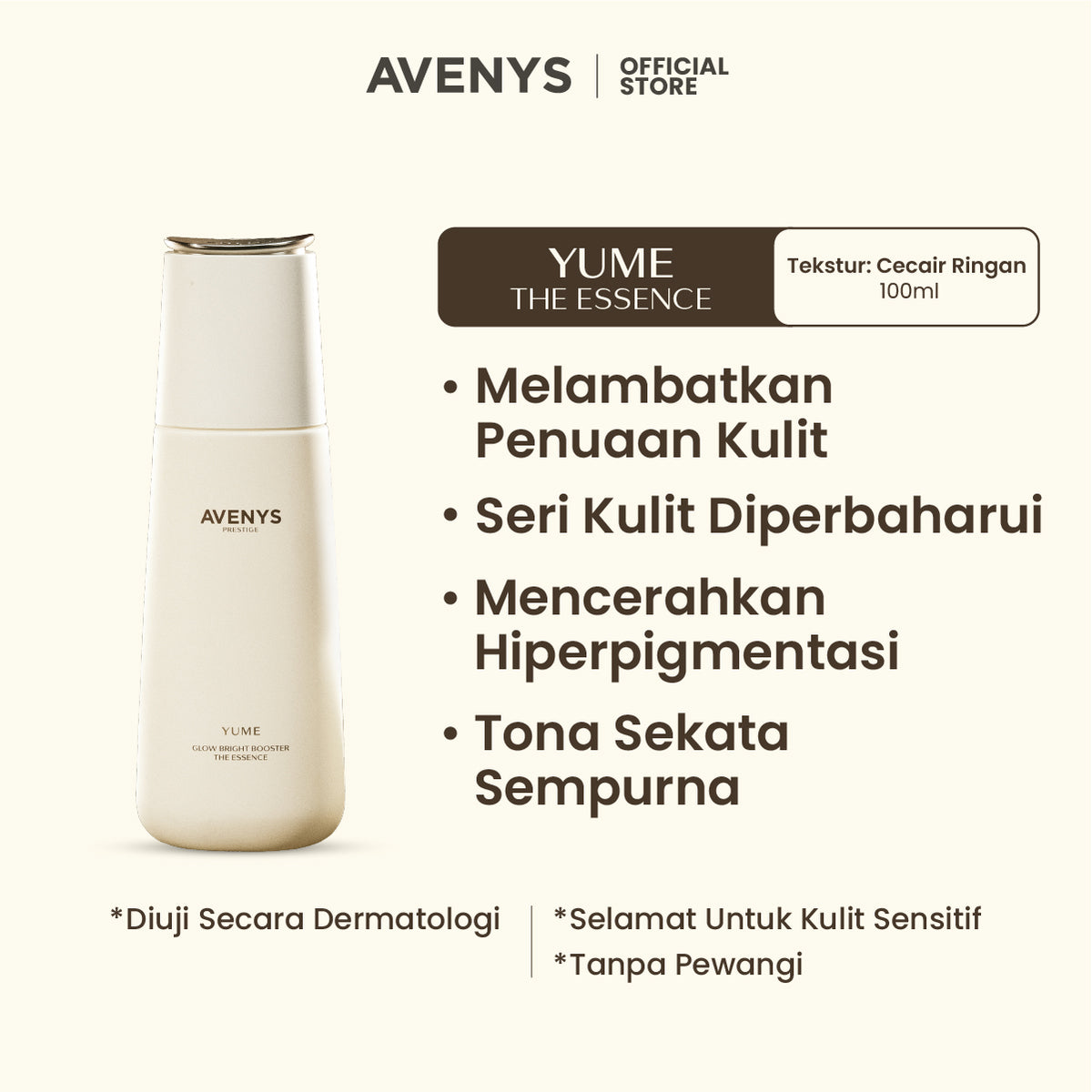 AVENYS Prestige YUME Glow Bright Booster The Essence