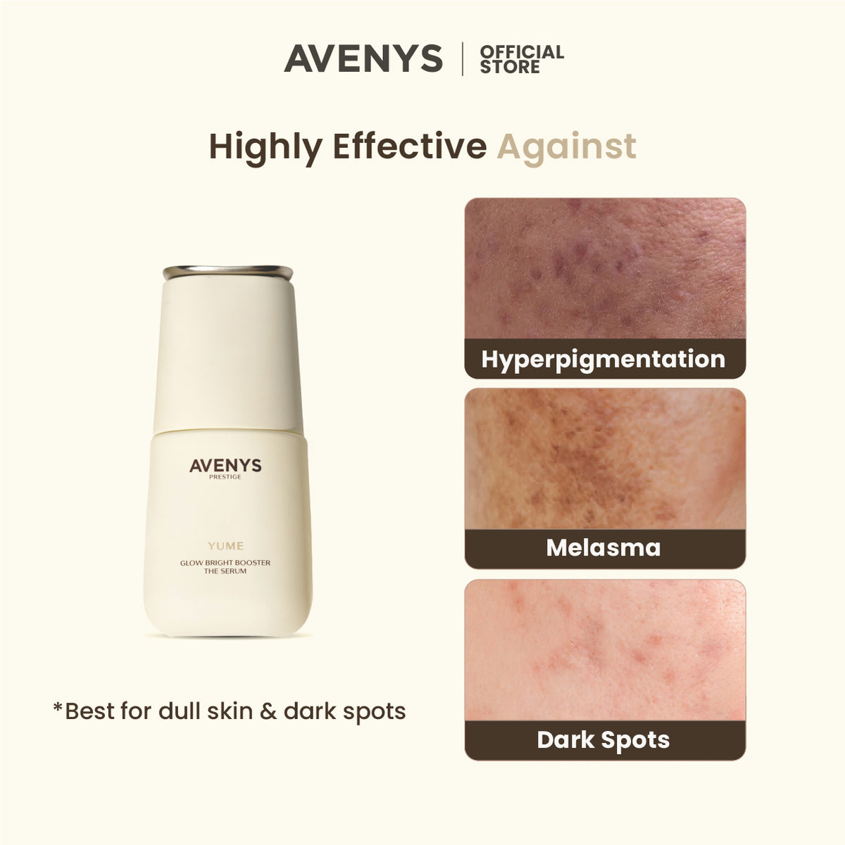 AVENYS Prestige YUME Glow Bright Booster The Serum