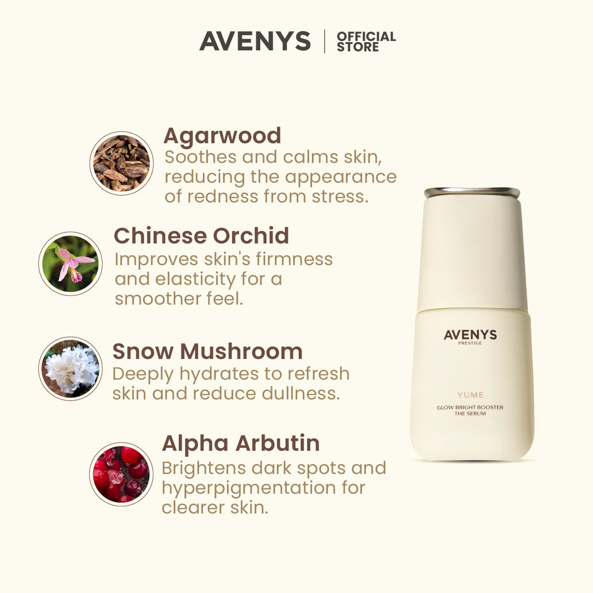AVENYS Prestige YUME Glow Bright Booster The Serum