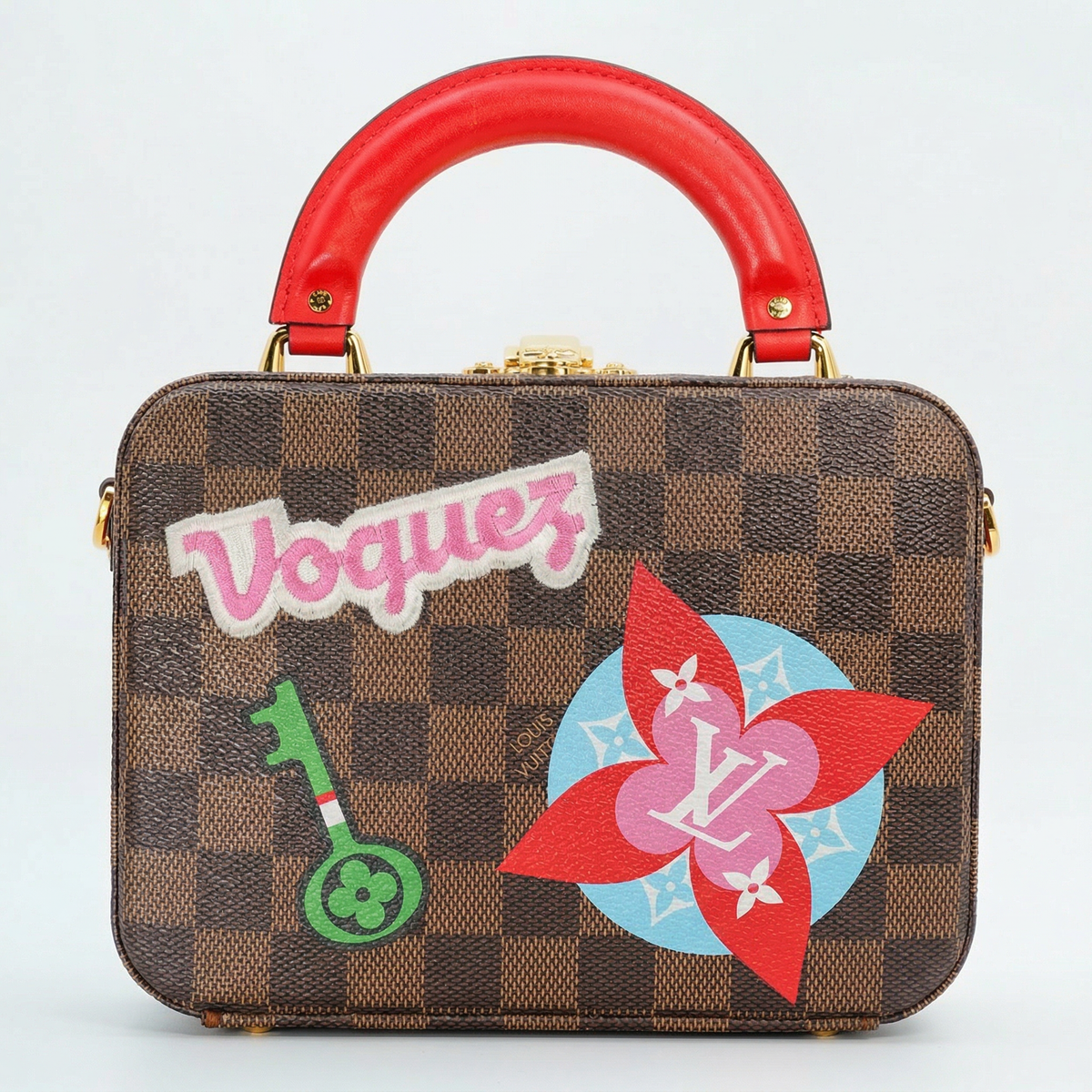 Louis Vuitton Damier Ebene Trunk Case – "Patches" Limited Edition