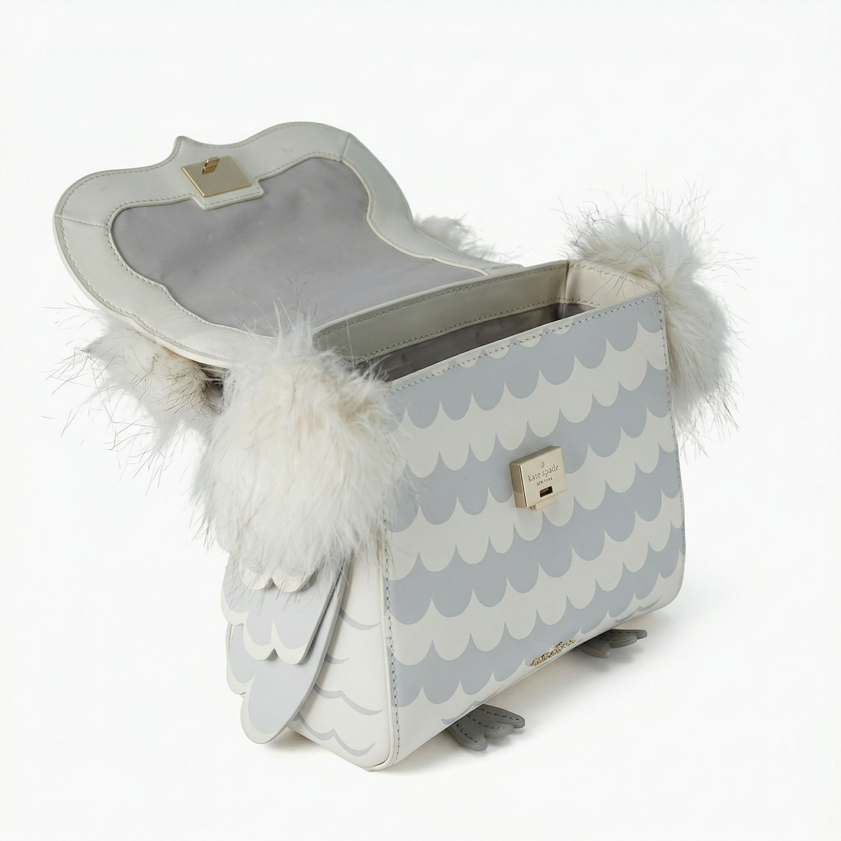 Kate Spade New York Blaze a Trail Furry Owl Shoulder Bag