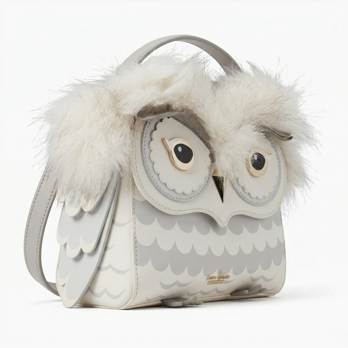 Kate Spade New York Blaze a Trail Furry Owl Shoulder Bag