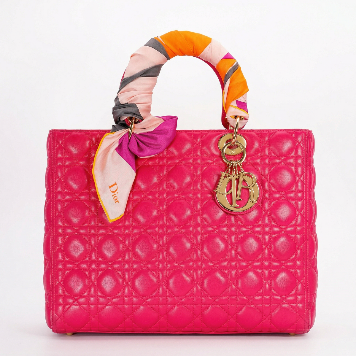 Dior Lady Dior Large – Cannage Lambskin
