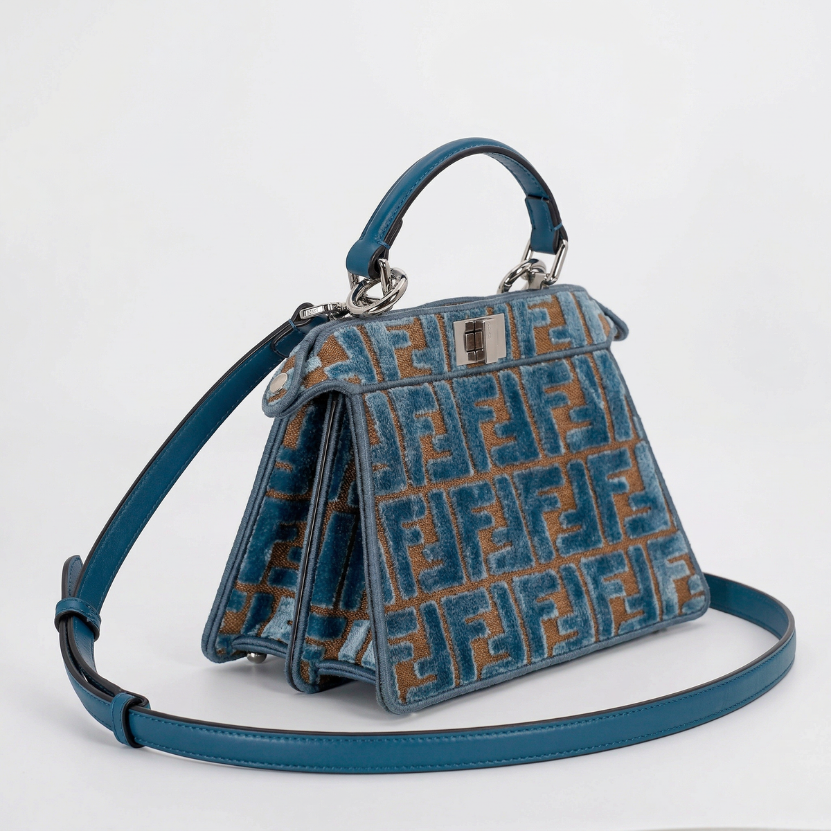 Fendi Peekaboo ISeeU Small – FF Velvet