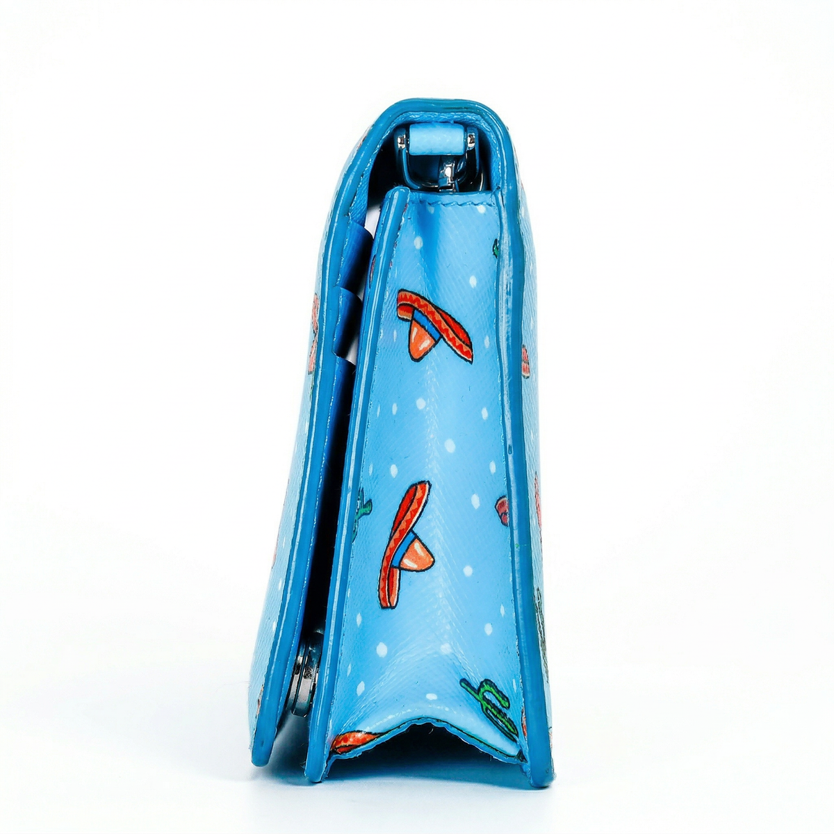 Prada Saffiano Wallet-on-Strap – Sombrero and Cactus Print