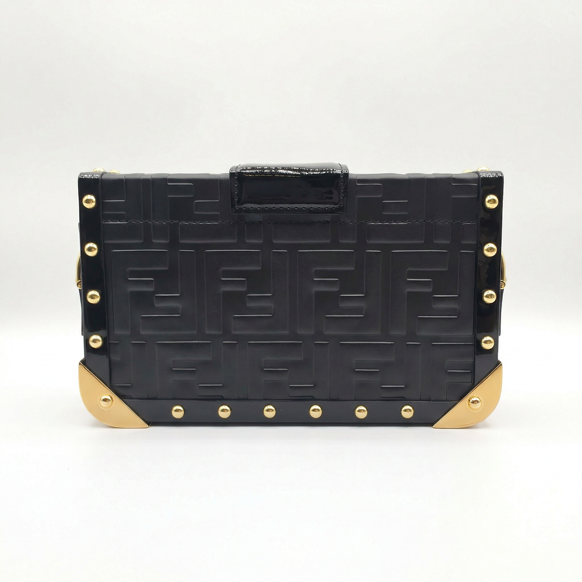 Fendi Mini Baguette Trunk Bag – FF Embossed Leather