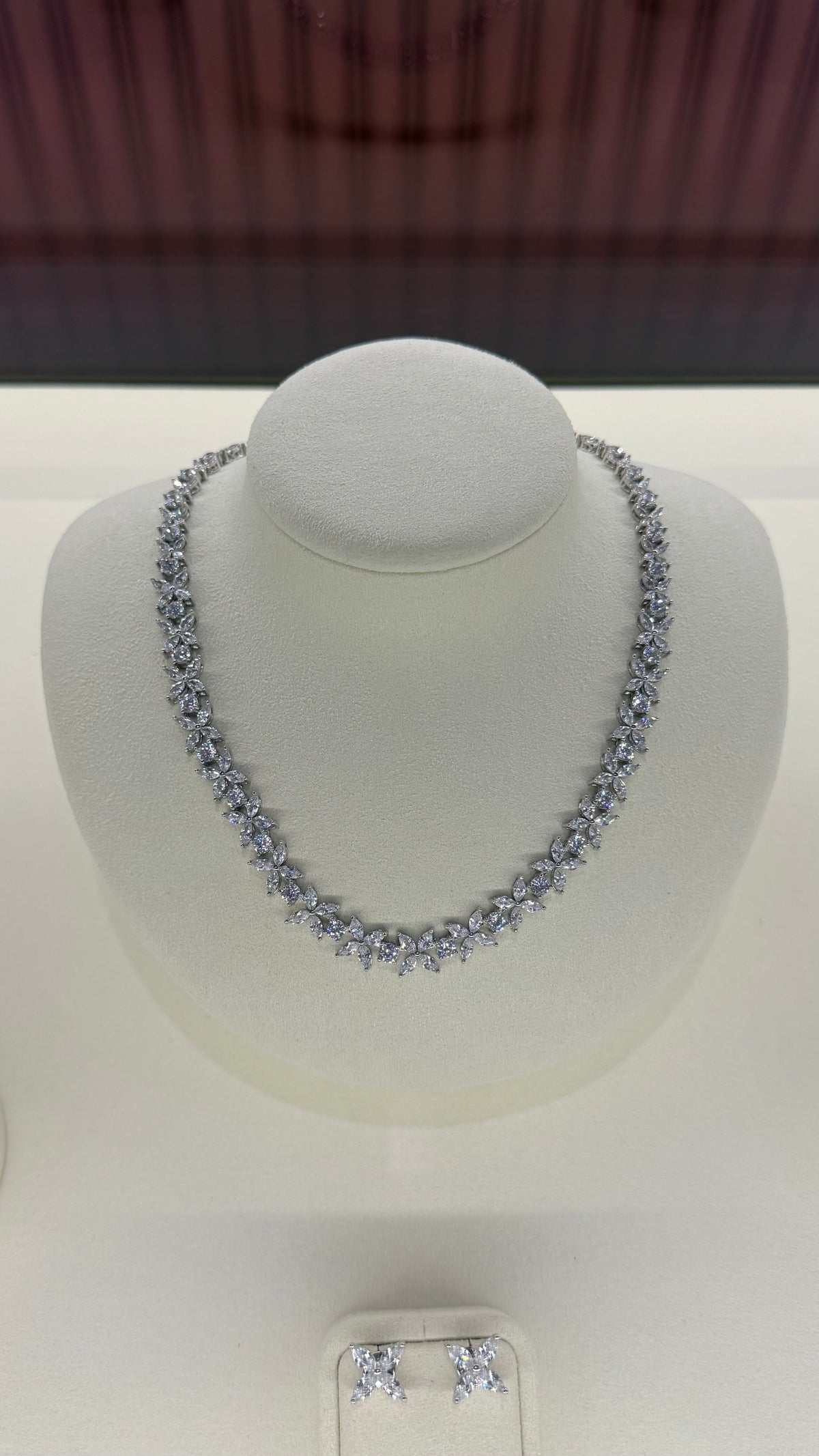 Star Marquis Halo Necklace