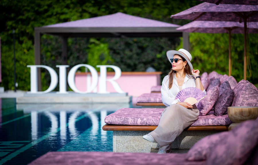 Christian Dior Vibe Vertical Mini Bag – Raffia & Calfskin