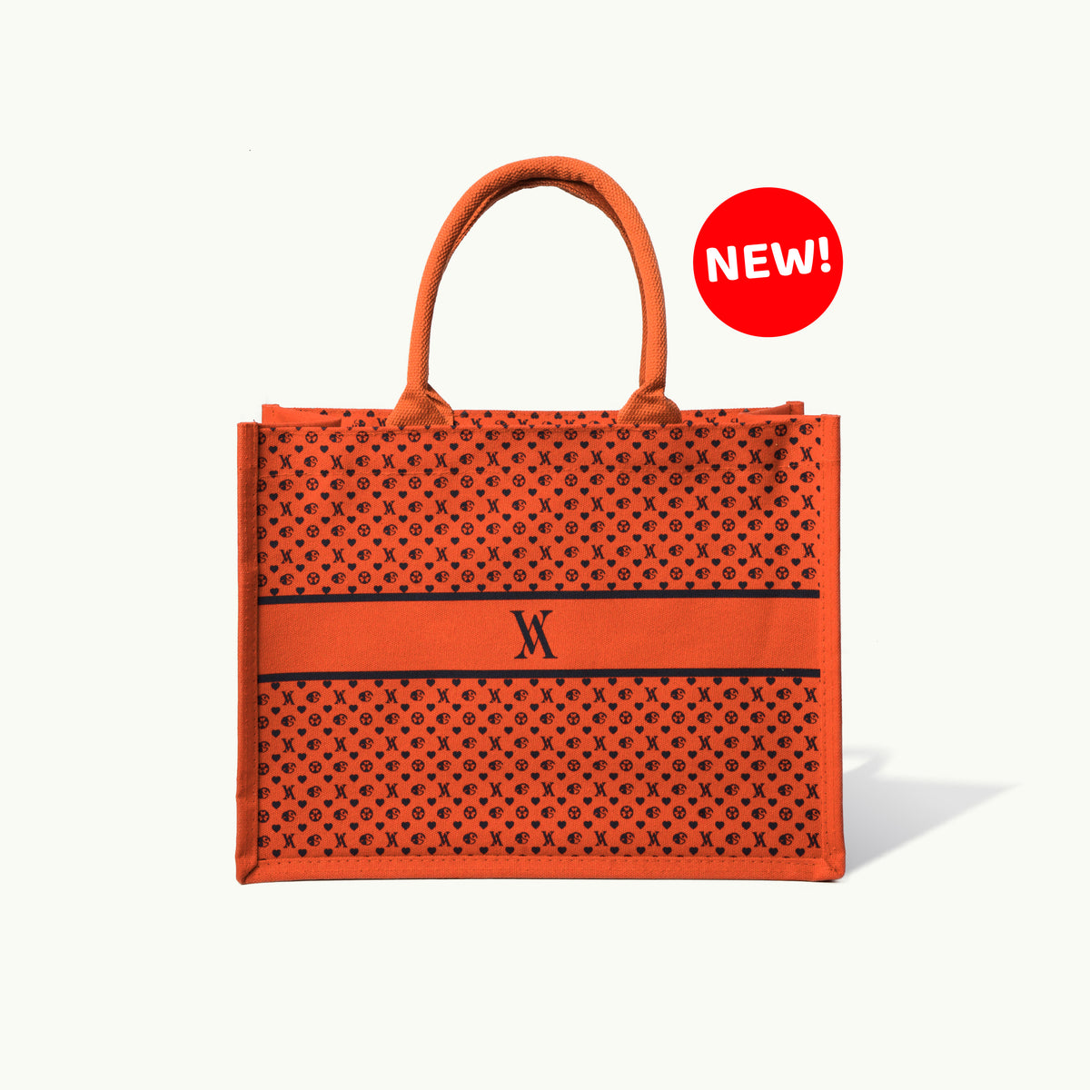AVENYS Monogram Tote Bag (Tangelo Orange)