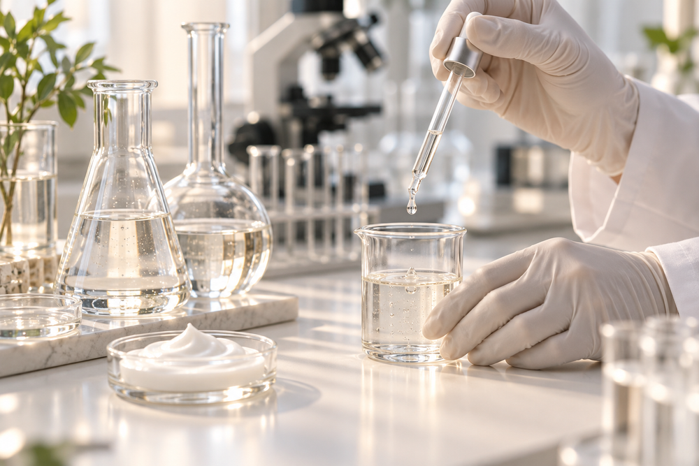 Illustrative skincare formulation science