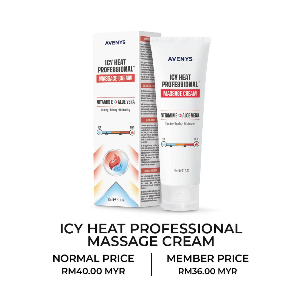 AVENYS Icy Heat Professional Massage Cream